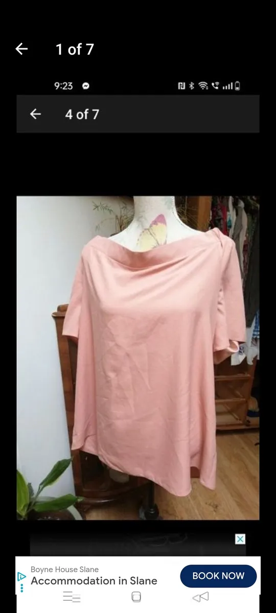 F&F peach coldshoulder top new with tags. Plus siz - Image 1