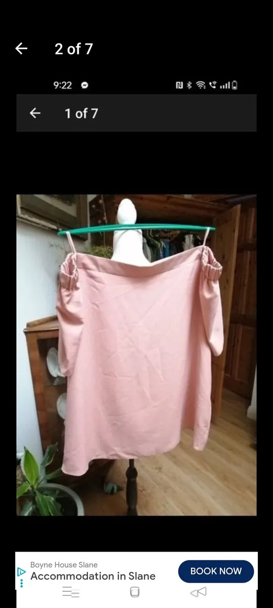 F&F peach coldshoulder top new with tags. Plus siz - Image 3