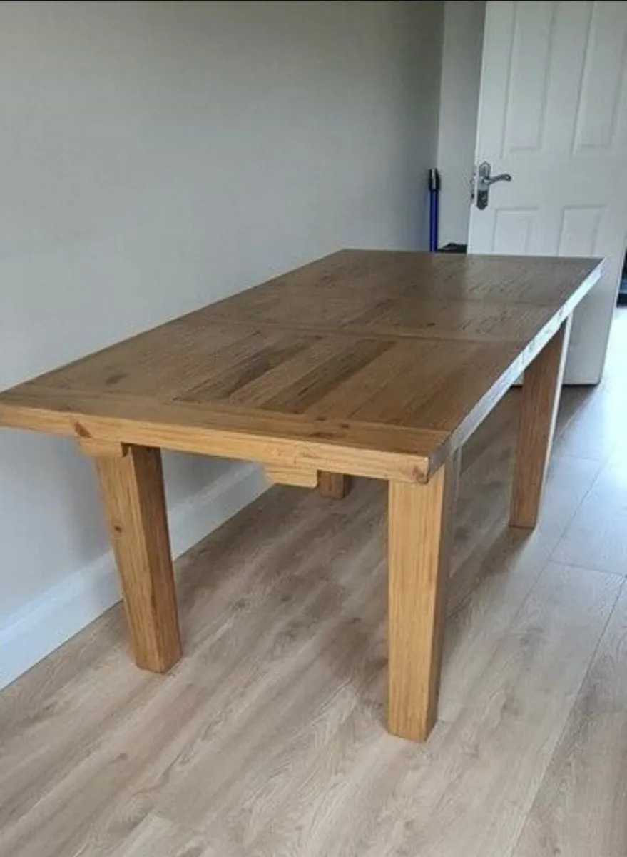 Strawbridge Solid Wood Extendable Dining Table - Image 2
