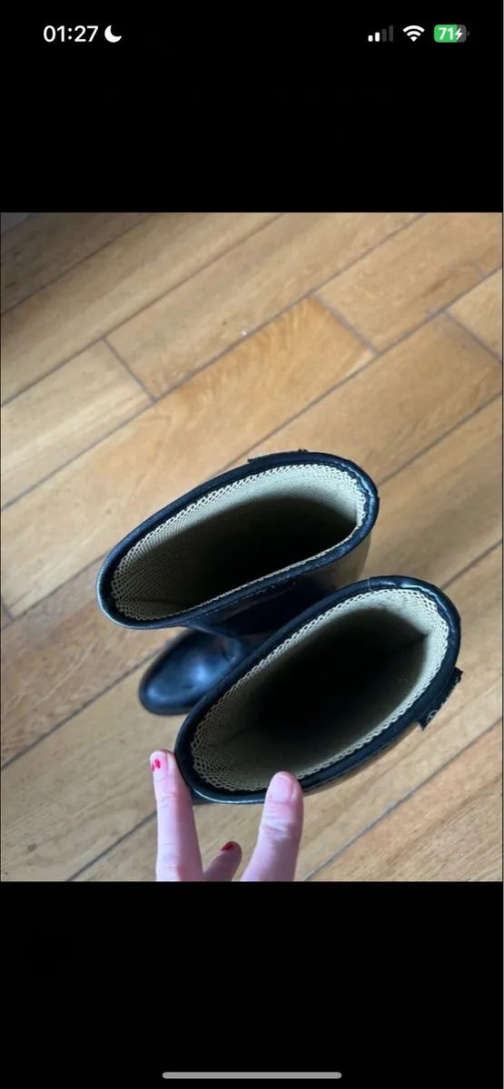 Good quality used horse riding boots size 4 - Image 3