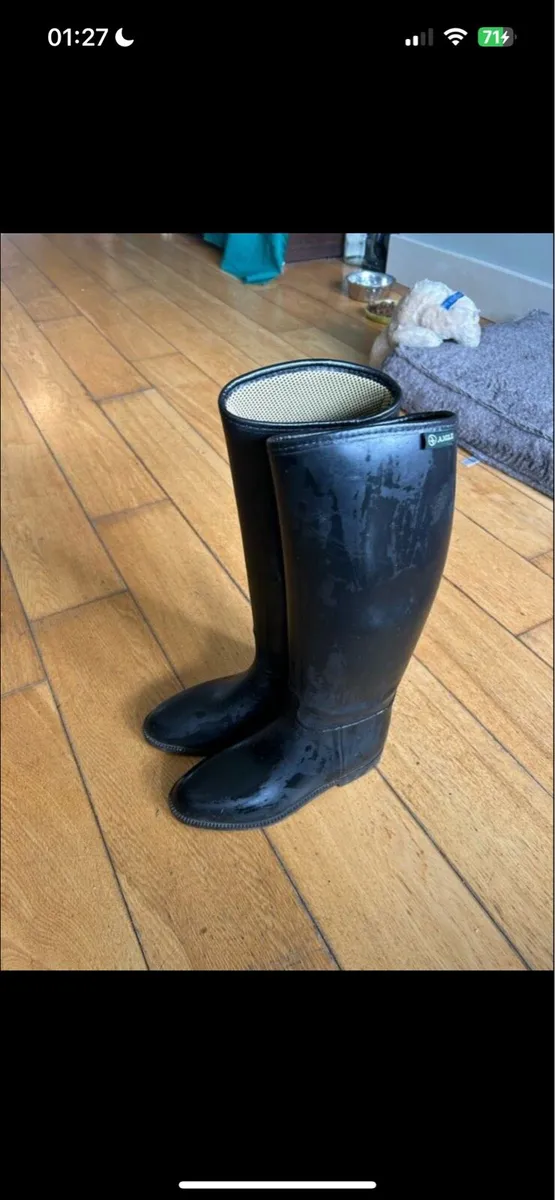 Good quality used horse riding boots size 4 - Image 4