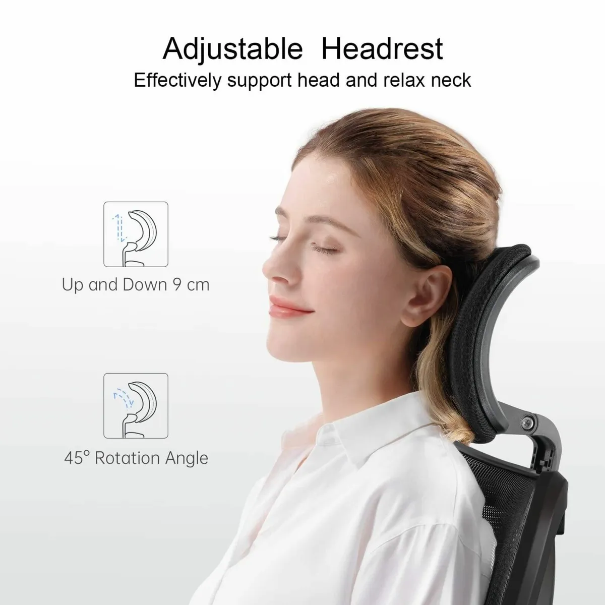 Office Desk Chair Ergonomic Computer Adjustable He - Image 4