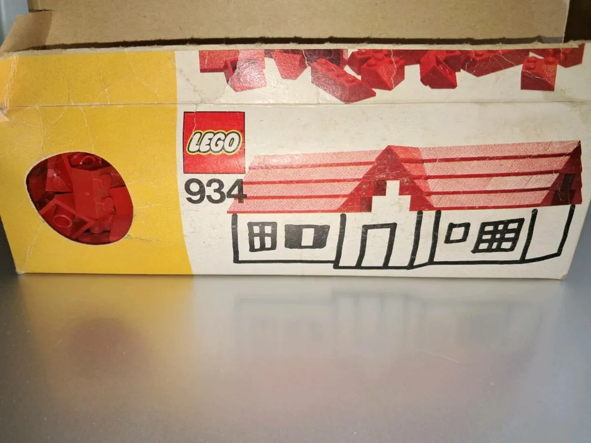 Lego vintage 934: Roof Bricks 33 degree (1973) - Image 1