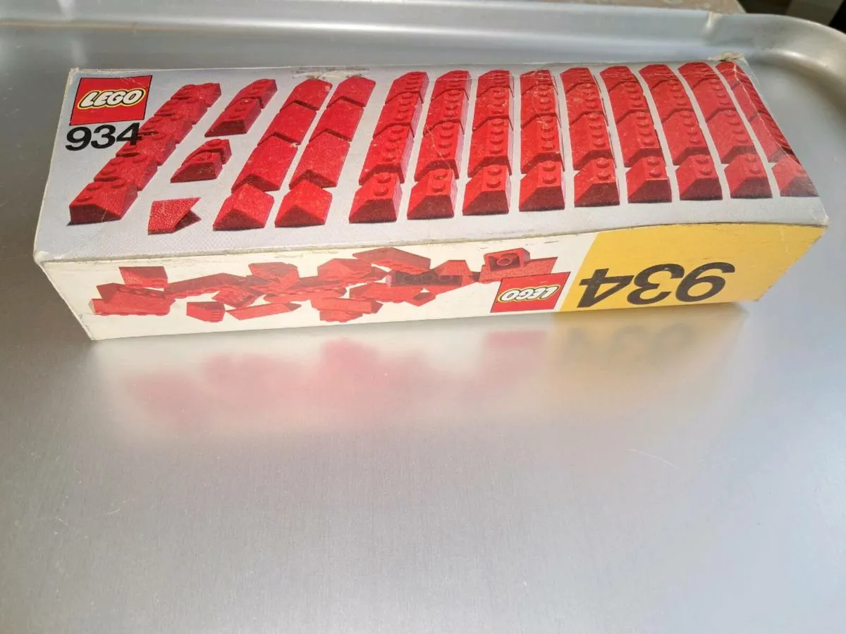 Lego vintage 934: Roof Bricks 33 degree (1973) - Image 4