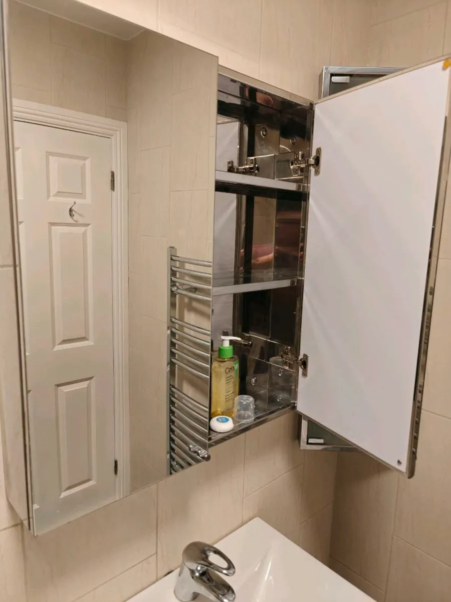 Mirrored Bathroom Cabinet - Image 1