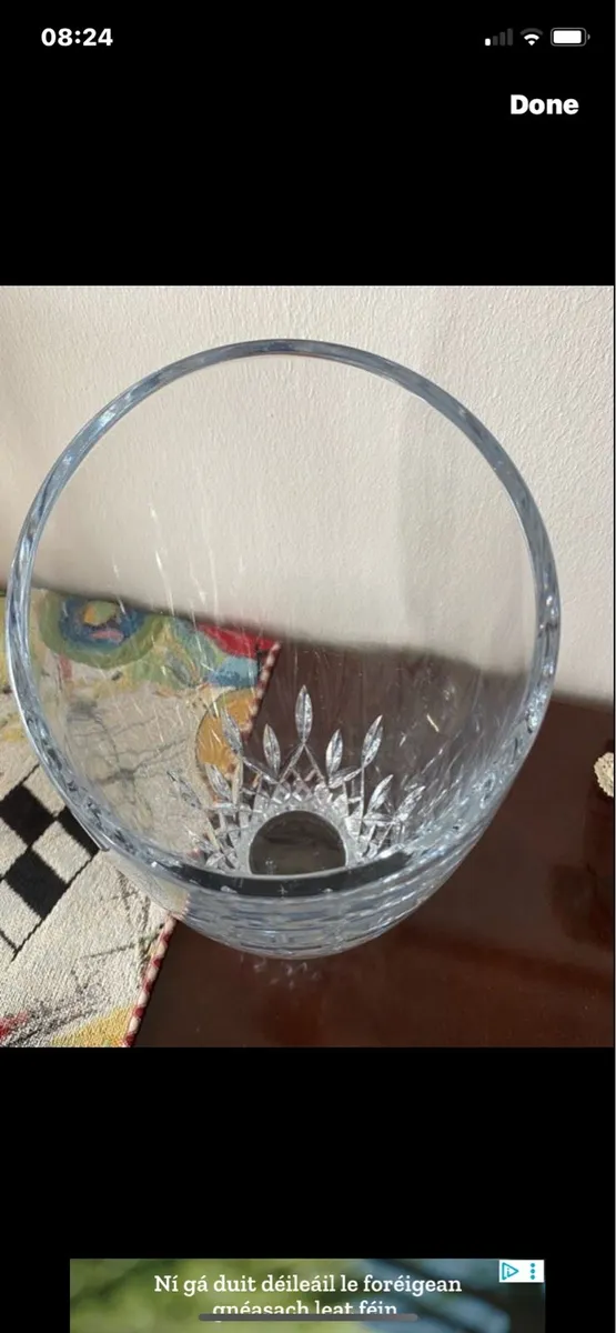Waterford Crystal Lismore Essence Angular Vase - Image 2