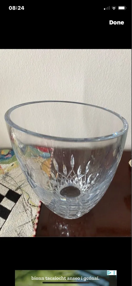 Waterford Crystal Lismore Essence Angular Vase - Image 4