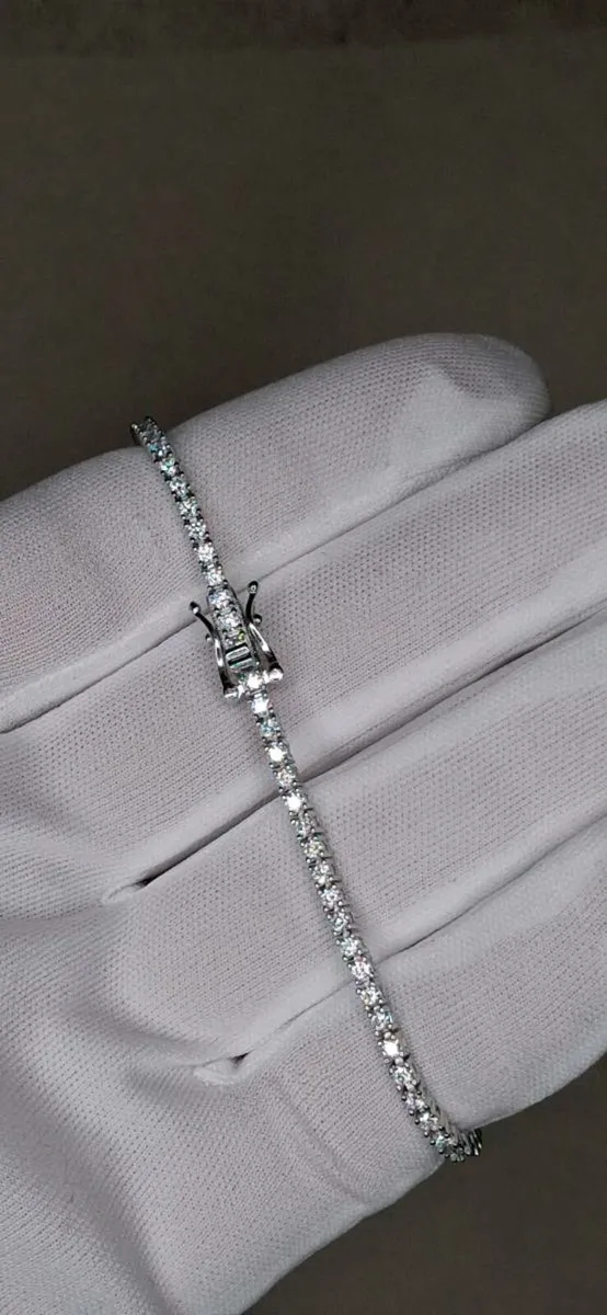 Premium Moissanite Tennis Bracelet 7.5" - Image 2