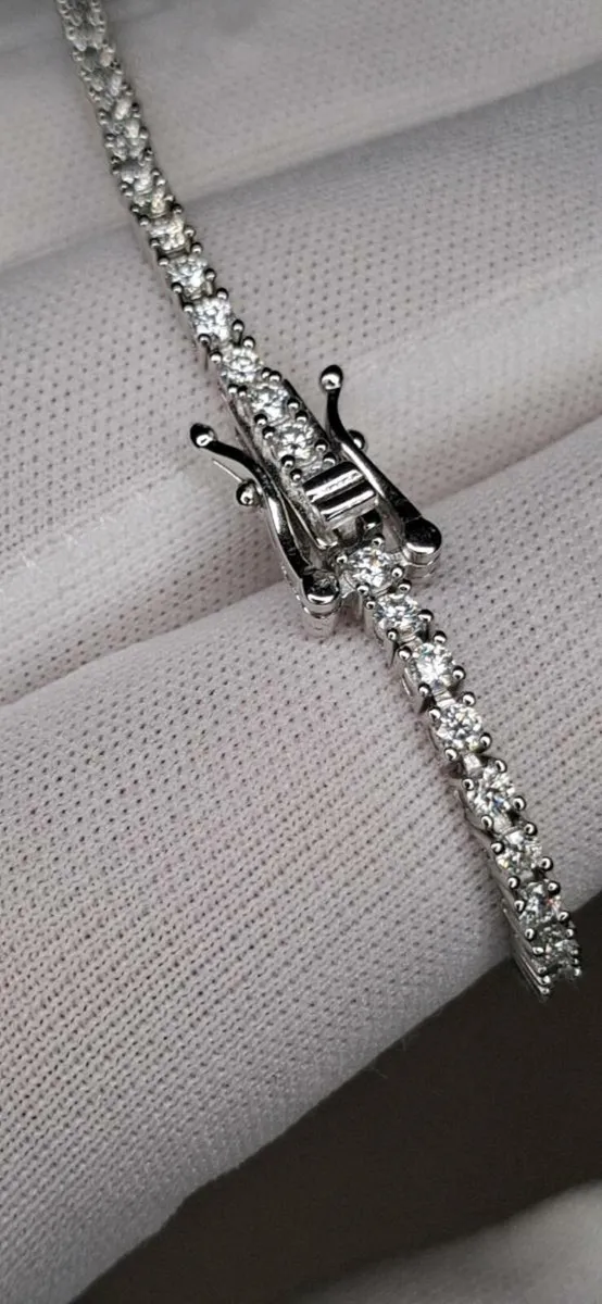 Premium Moissanite Tennis Bracelet 7.5" - Image 3