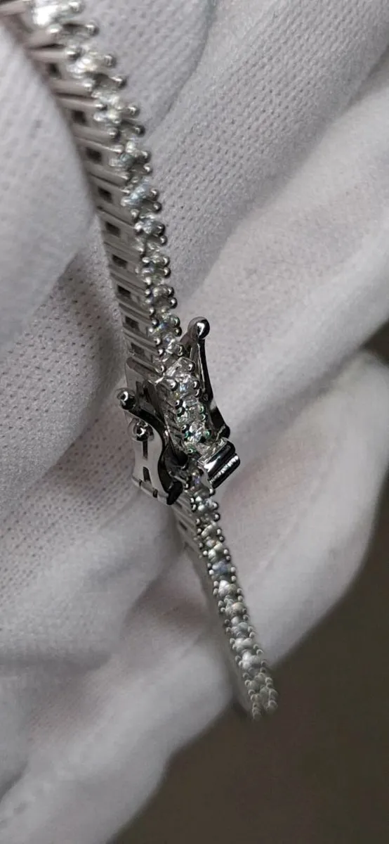 Premium Moissanite Tennis Bracelet 7.5" - Image 4