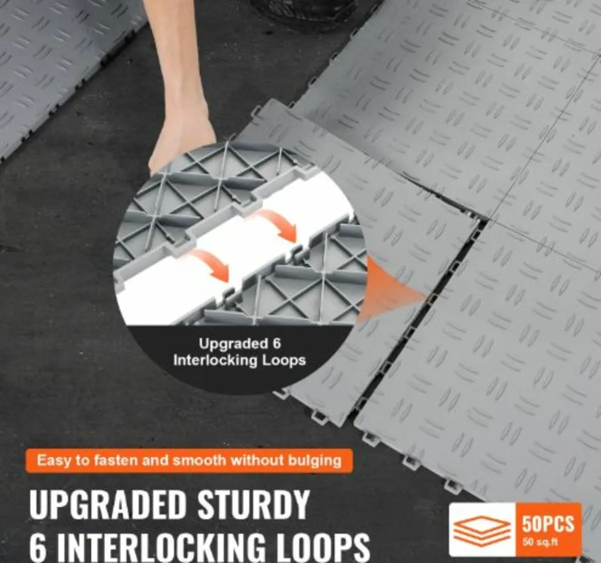 Garage Tiles Interlocking, 12 x 12 x 0.53 inch 50 - Image 4