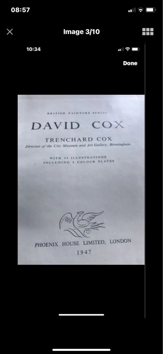 1st Edition - David Cox - Image 1