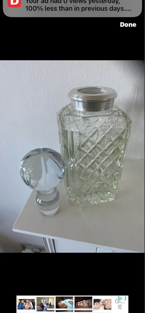 Heavy Crystal Decanter - Image 3
