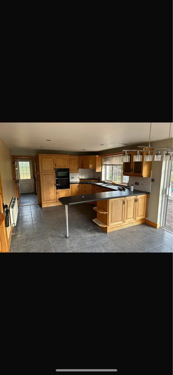 Solid wood kitchen and appliances