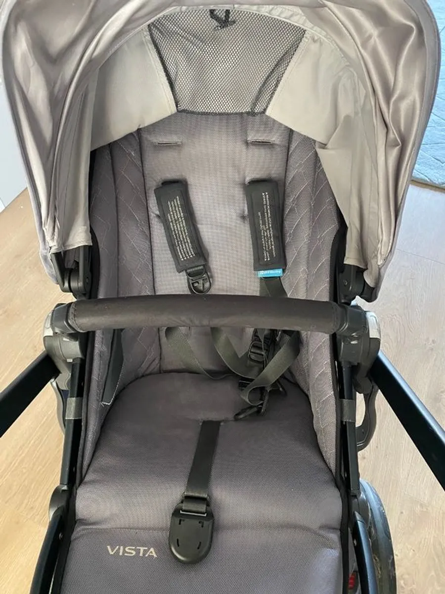 Uppababy VISTA Pushchair & Pram, Pascal Grey - Image 3
