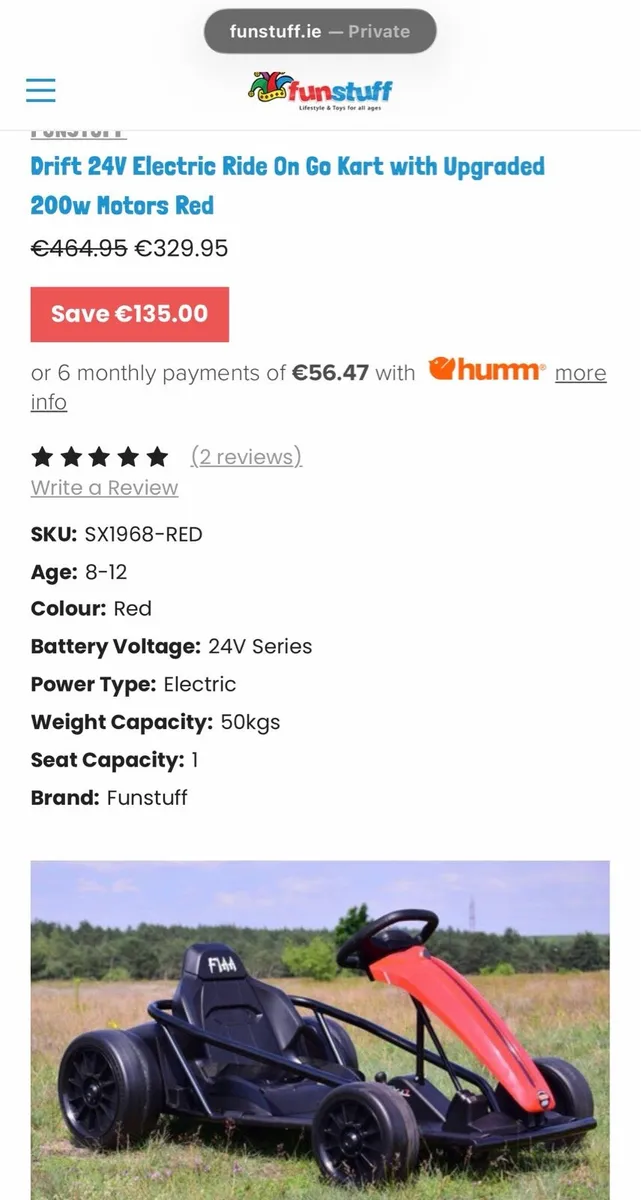 Kids electric drift car - Image 2