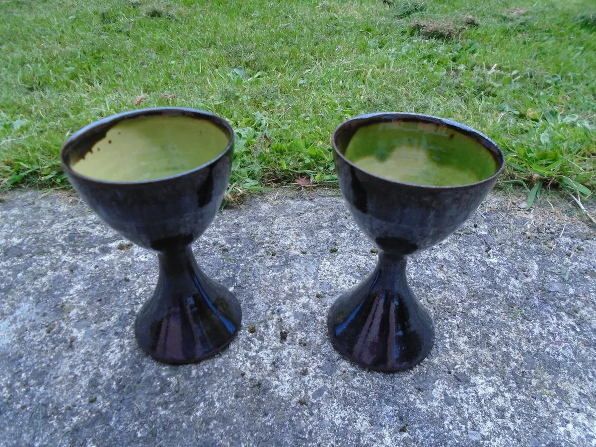 Vintage Terrybaun goblets,Pottery, Goblets - Image 3