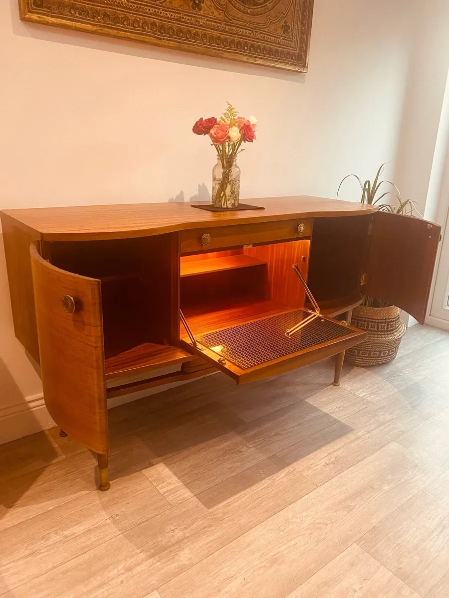 Mid Century Sideboard Drinks Cabinet - Image 2