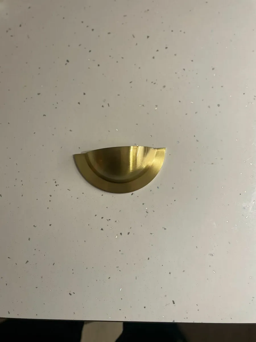8 x Gold Door handles - Image 1