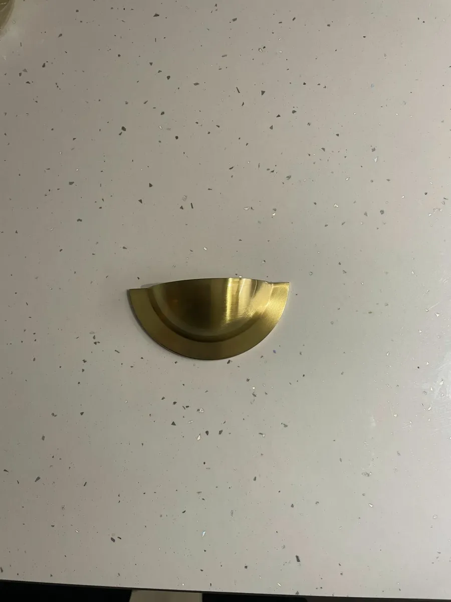 8 x Gold Door handles - Image 2