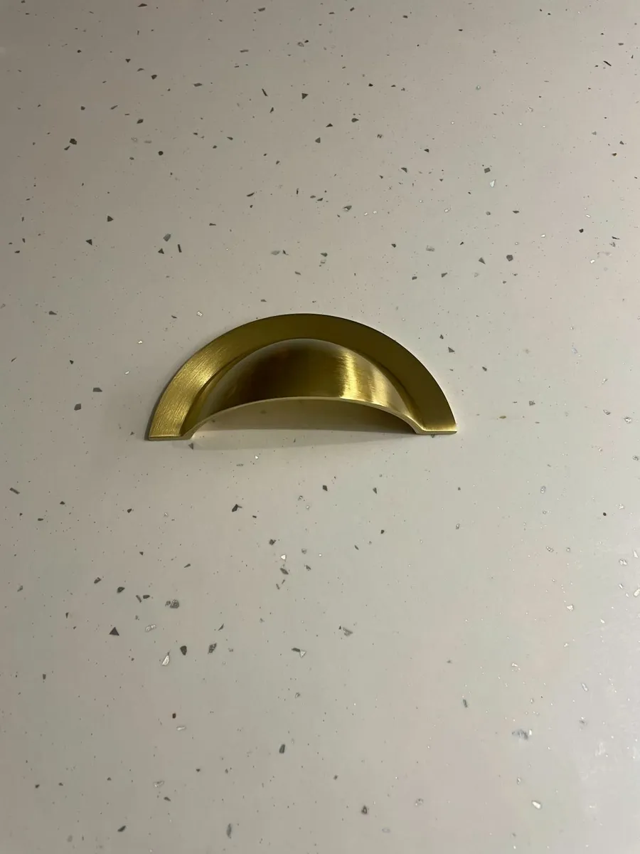 8 x Gold Door handles - Image 3