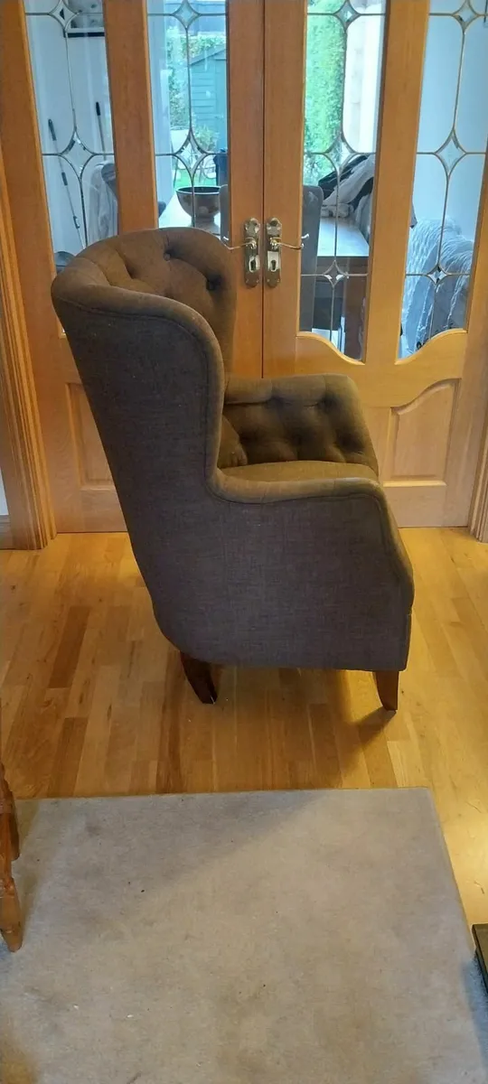 High back armchair - Image 4