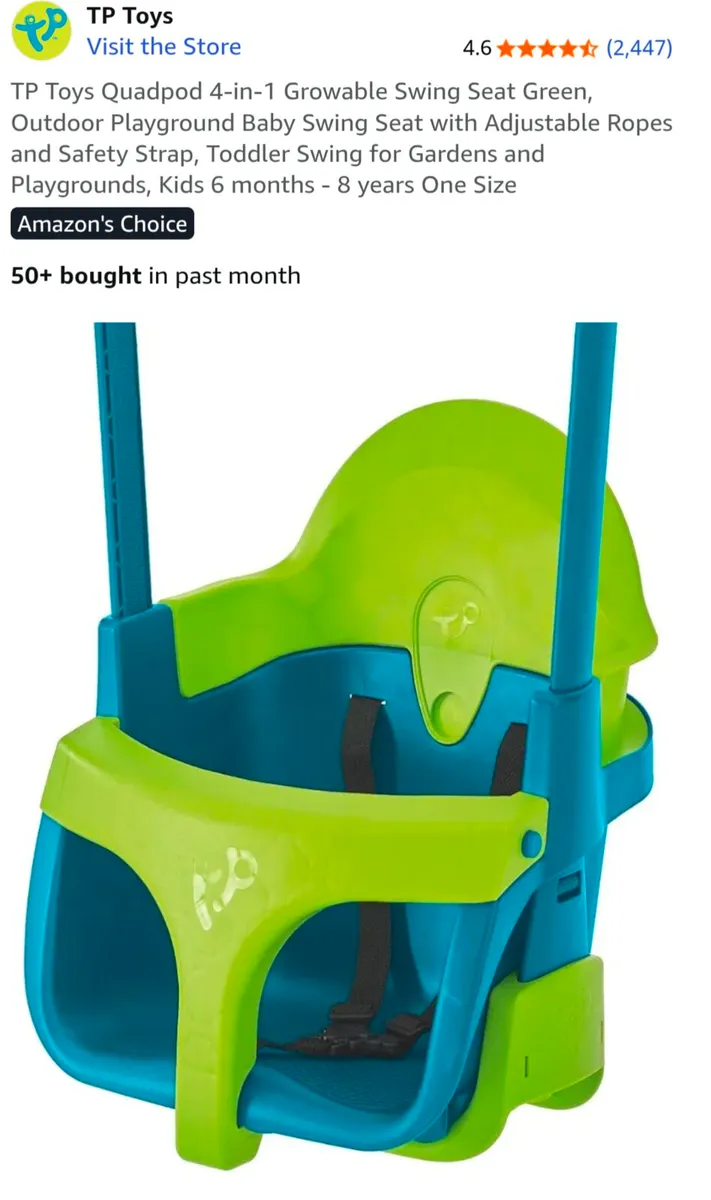 Toddler 4-in-1 Swing 6 months to 8 years - Image 3
