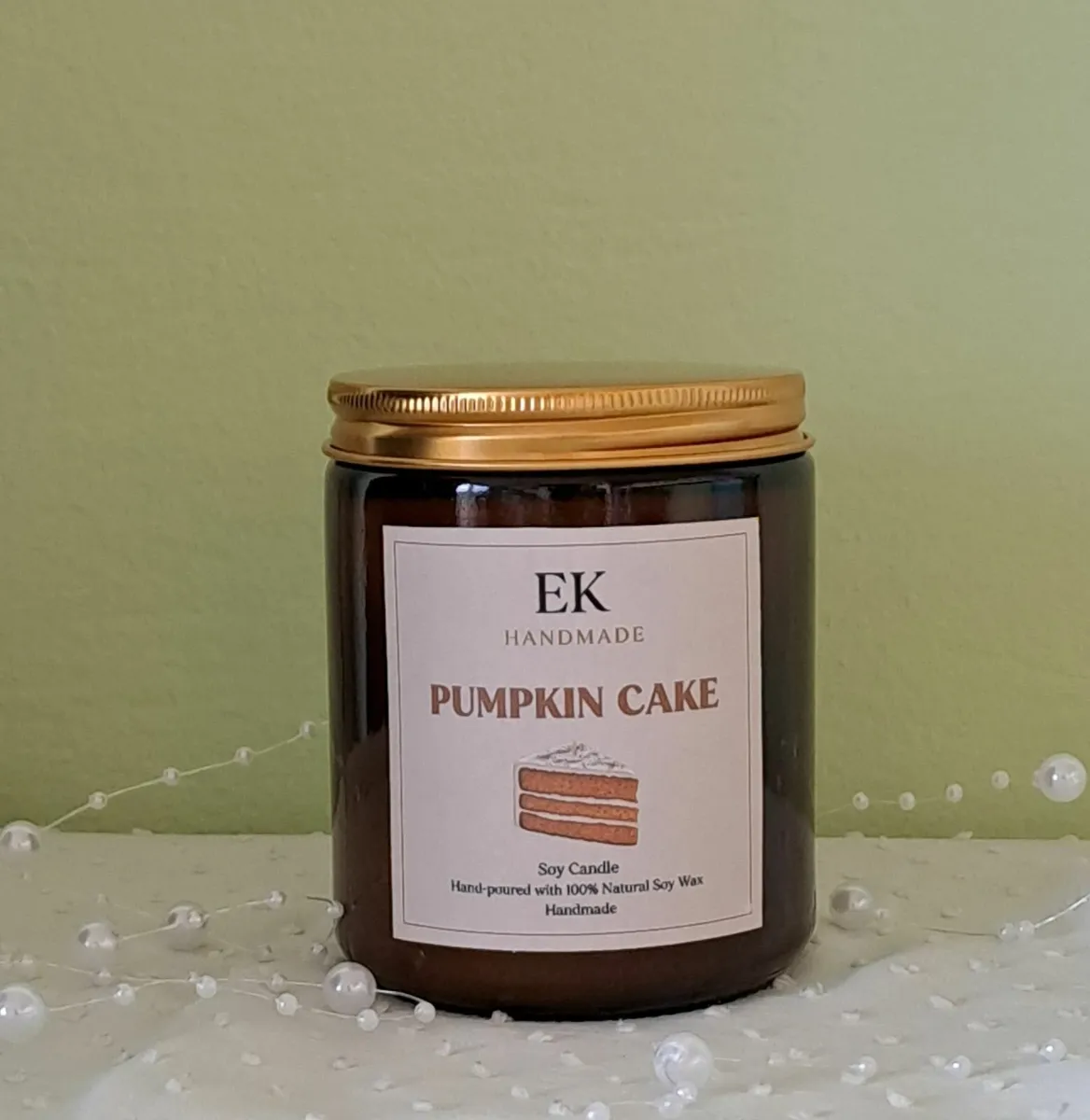 Soy Handmade Candle Pumpkin Cake 250ml - Image 3