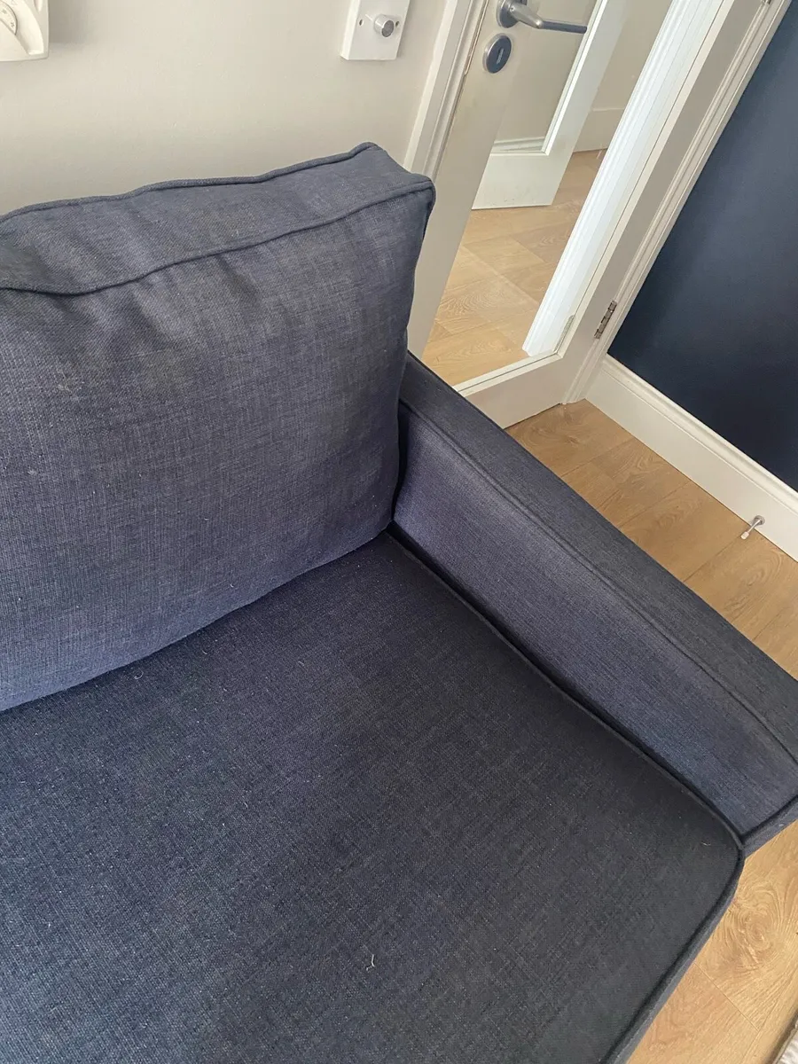 2+ Seater Navy Couch - Image 3