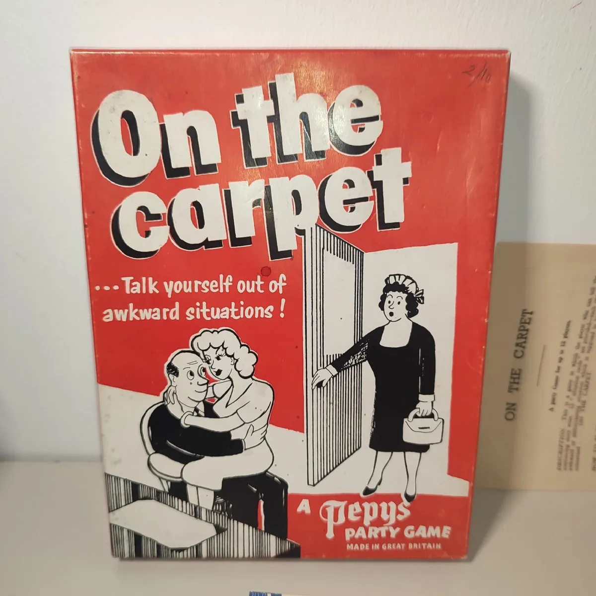 Vintage 1950s On The Carpet Parlour Game  Pepys - Image 4