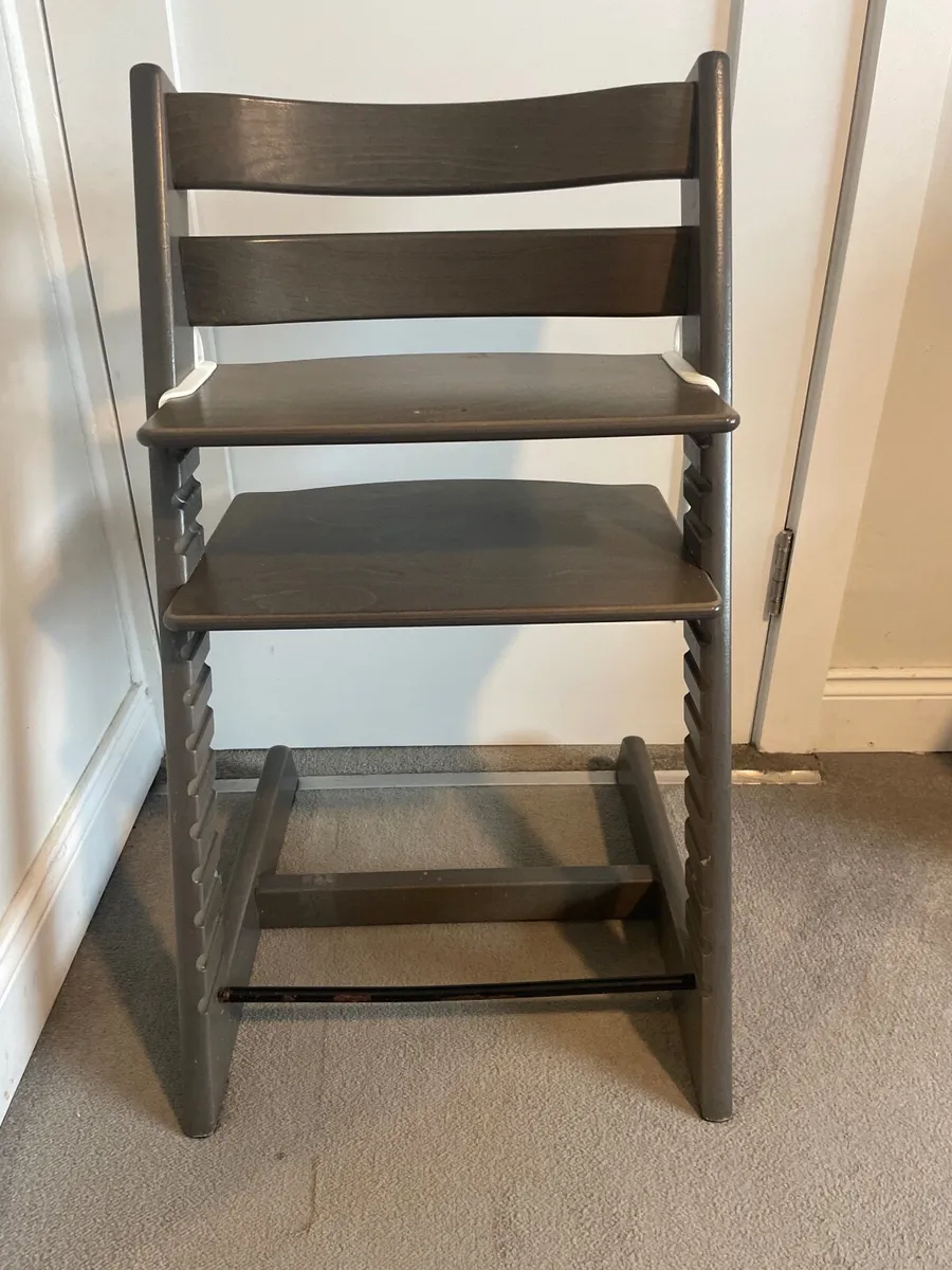 Stokke Tripp Trapp high chair with baby seat - Image 1