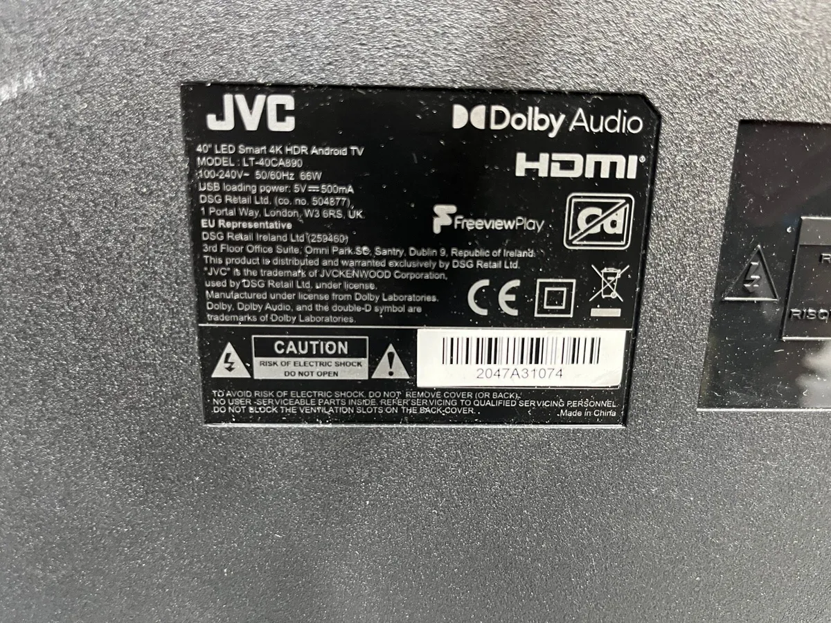 JCV 40 Inch 4K Smart TV - Image 2
