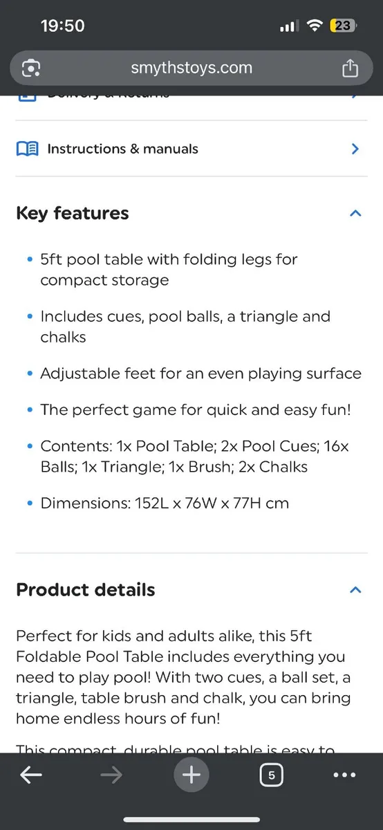 Kids Pool Table - Image 2