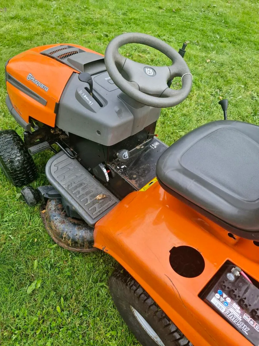 Husqvarna ride on mower Delivery available - Image 4