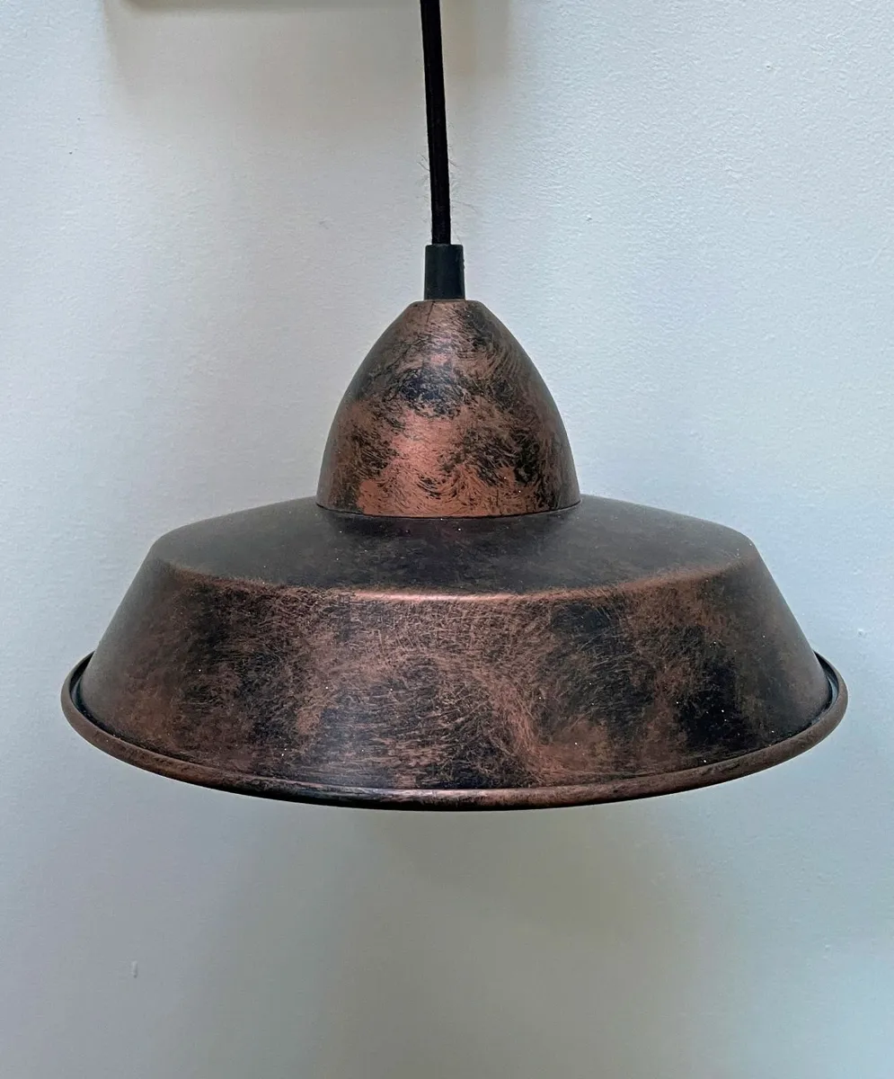 Industrial pendant lights - set of two - Image 1