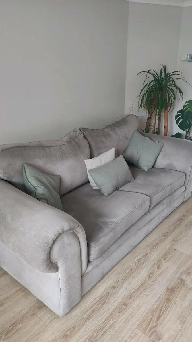 Grey Three seater couch - Image 3