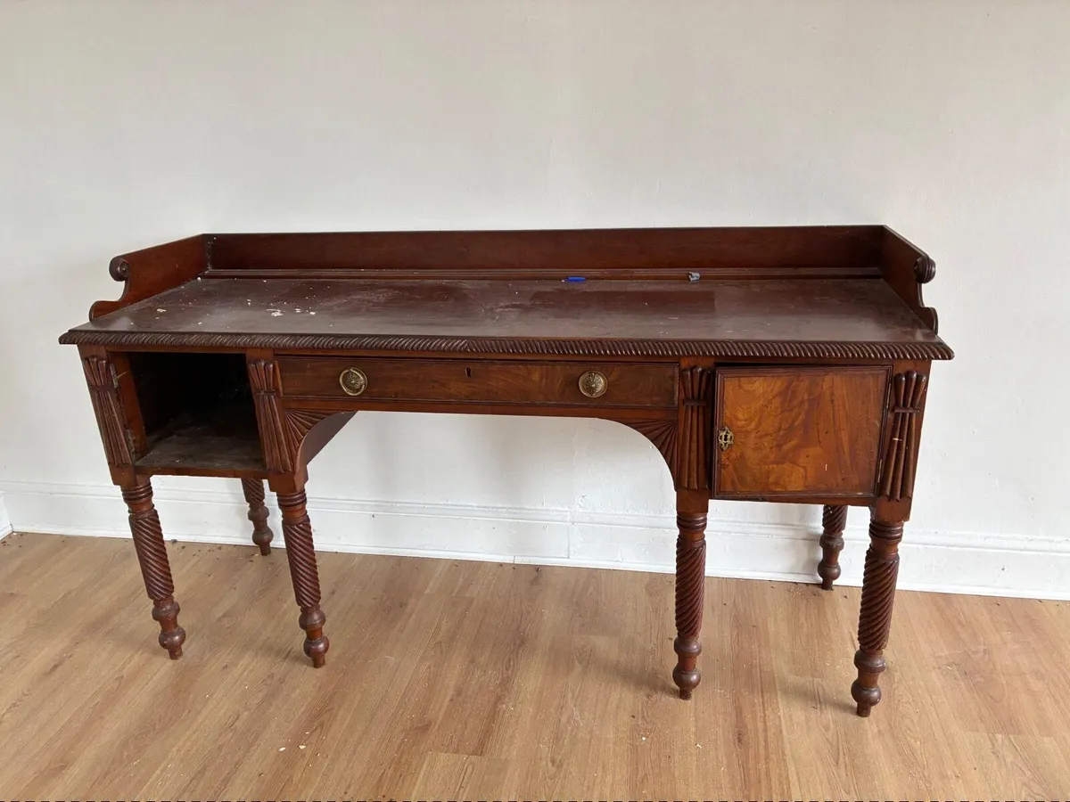Lindorf piano solid mahogany in good condition - Image 4
