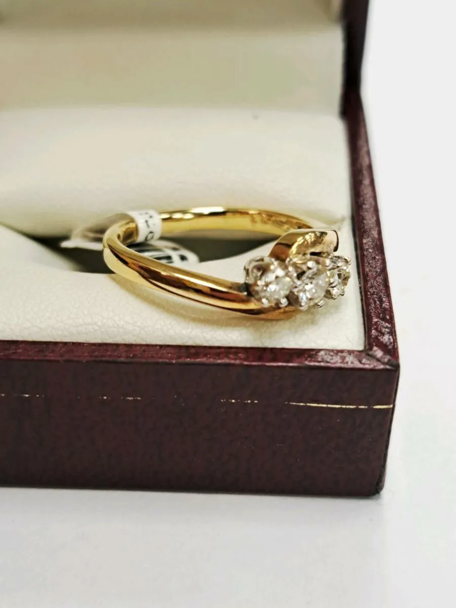 18K Gold Diamond Ring 18CT - Image 4