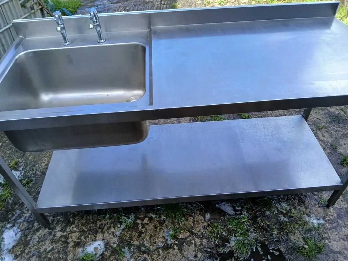 Staneless steel cabbinet/commercial sink unit - Image 1