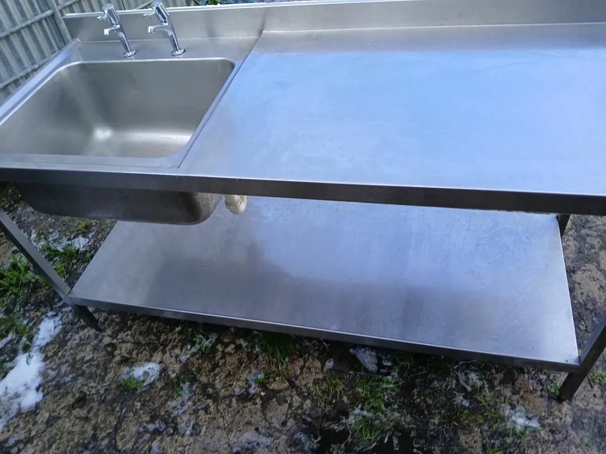 Staneless steel cabbinet/commercial sink unit - Image 3