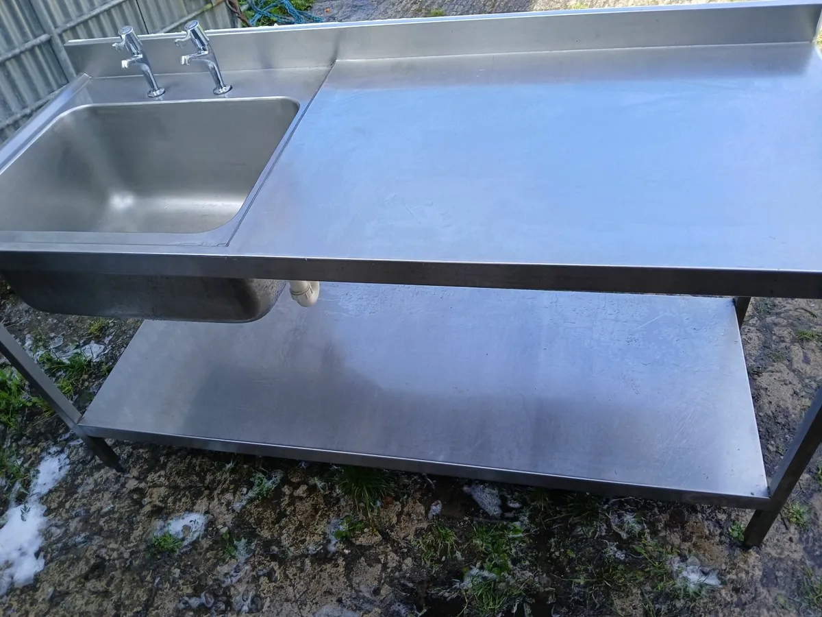 Staneless steel cabbinet/commercial sink unit - Image 4