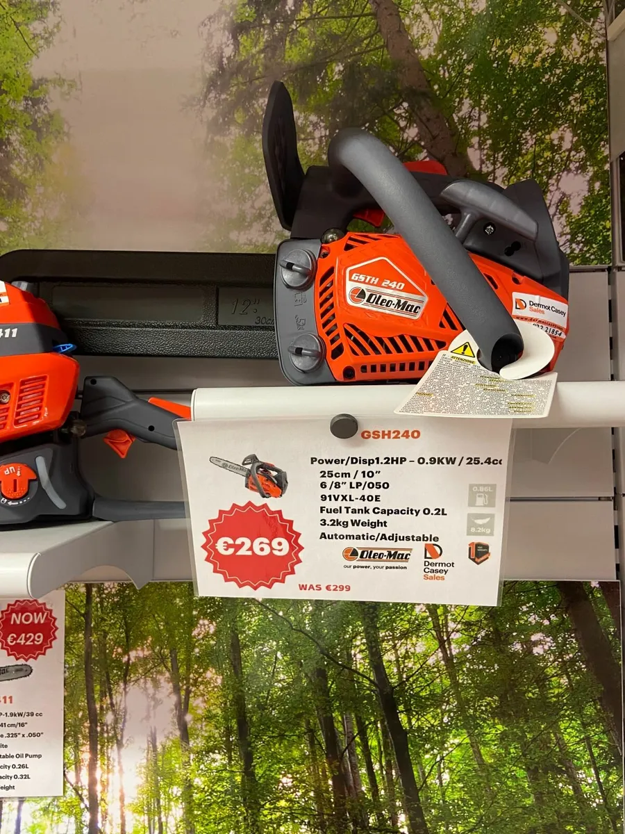 Selection of Oleo-Mac Chainsaws - Image 4
