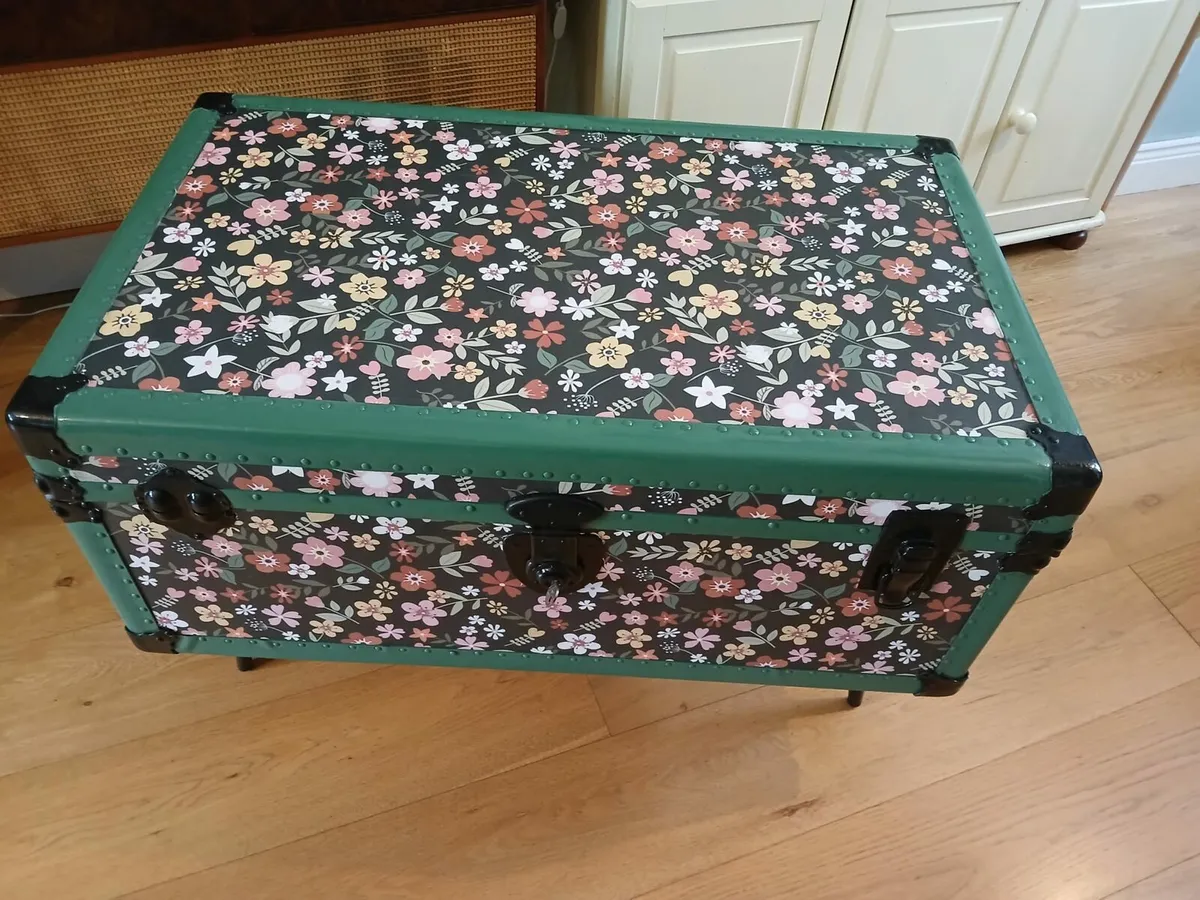 Vintage steamer truck/chest - Image 2