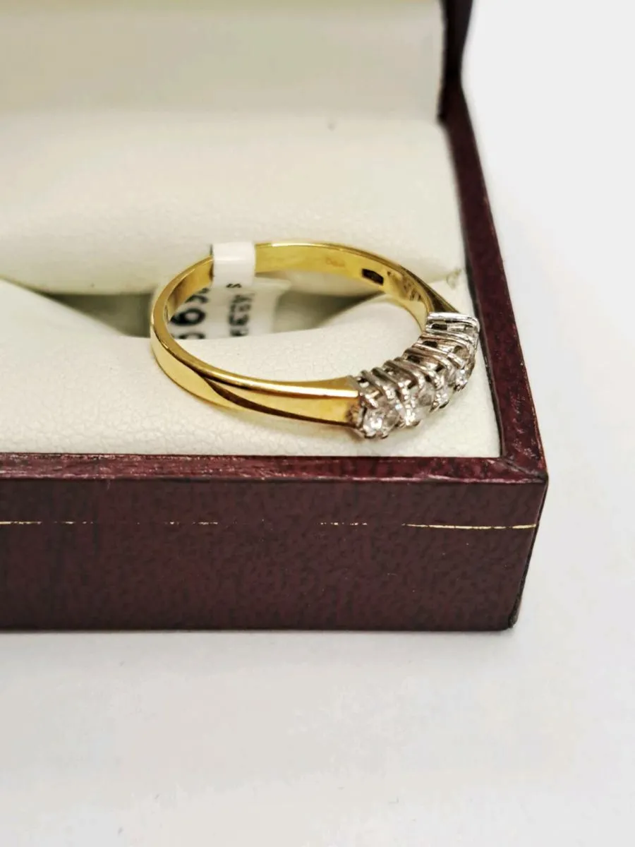 18K Gold Diamond Ring 18CT - Image 3
