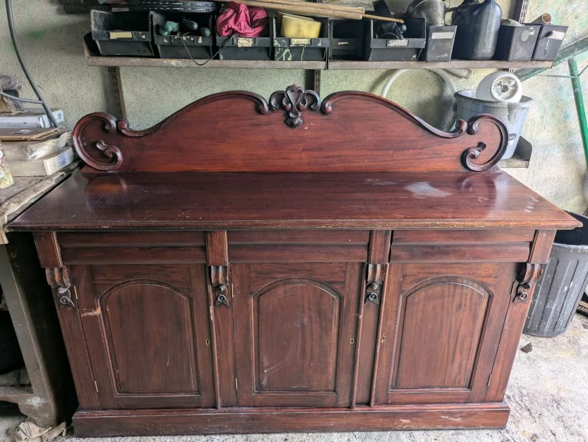 Vintage Mahogany Side Board - Image 1