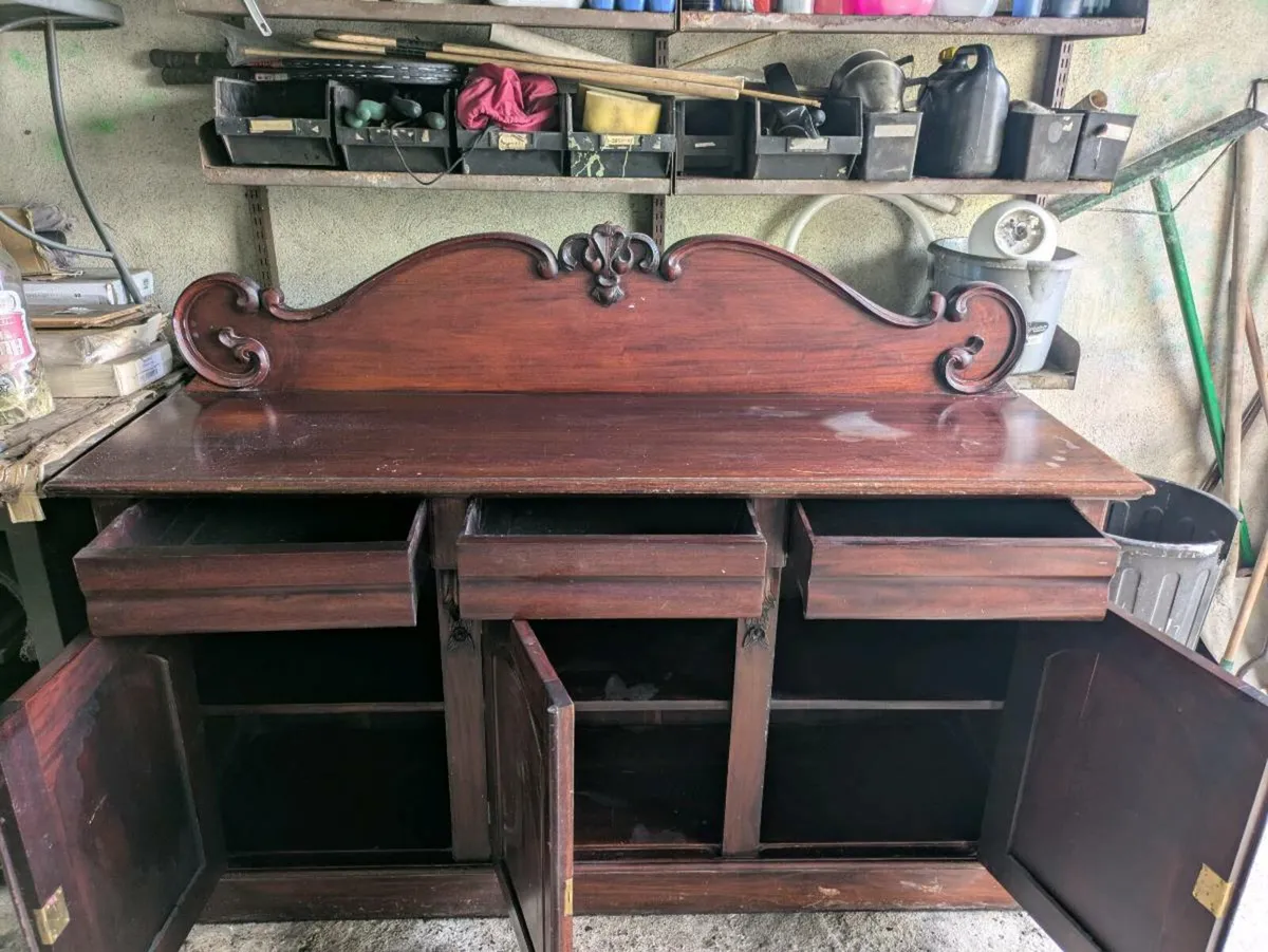 Vintage Mahogany Side Board - Image 2