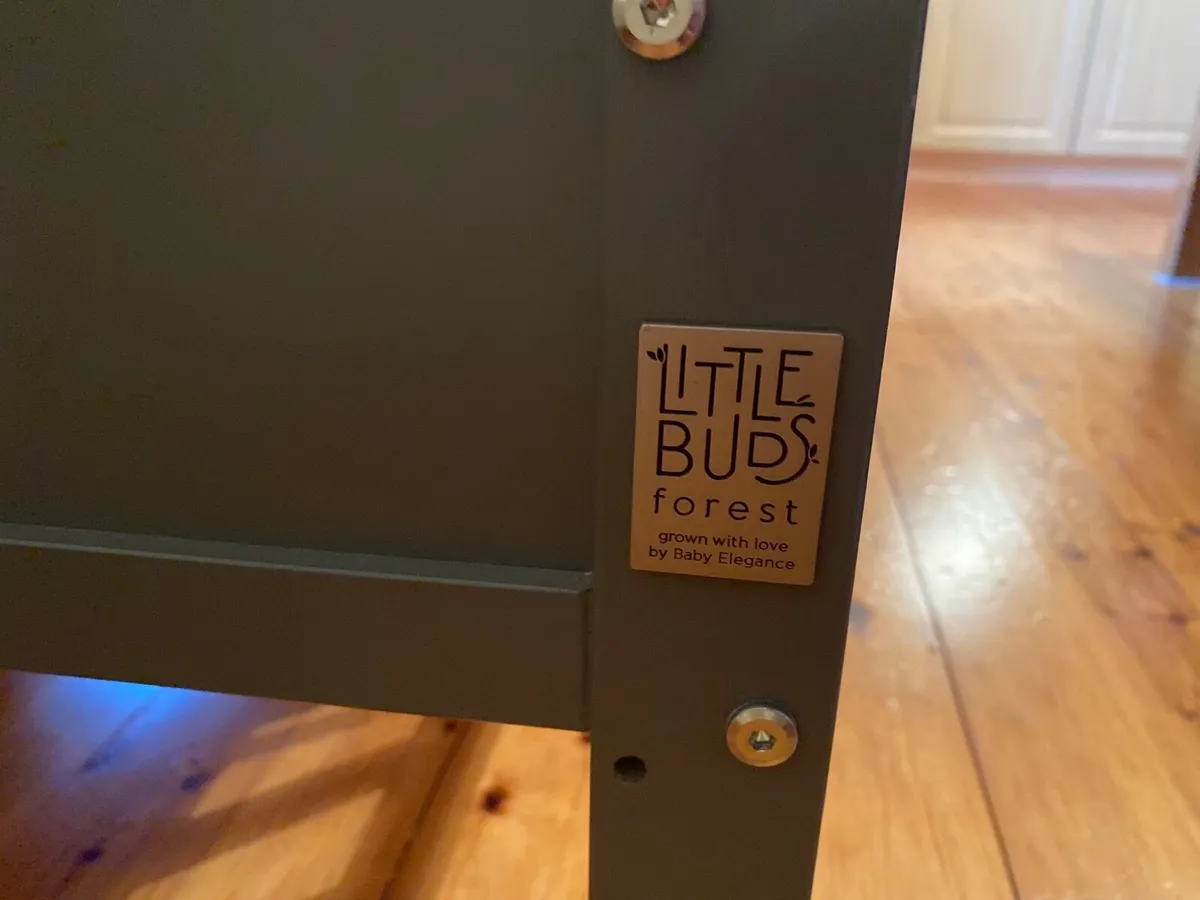 Baby elegance Elle Cot grey - Image 2