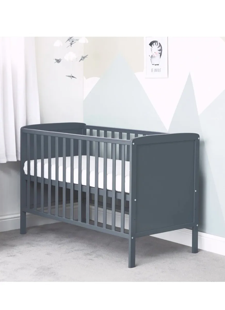 Baby elegance Elle Cot grey - Image 4