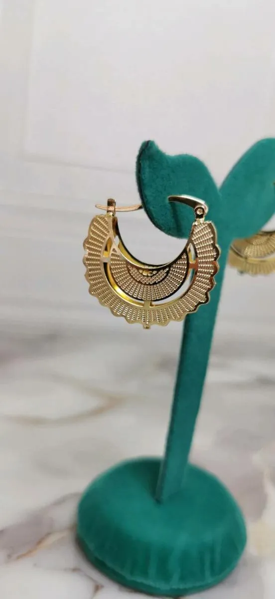 Gold plated earrings - Image 2