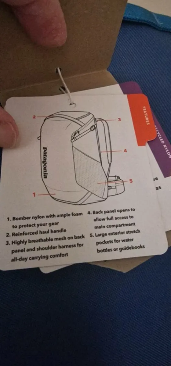 Patagonia 45L Cragsmith Back pack - Image 4